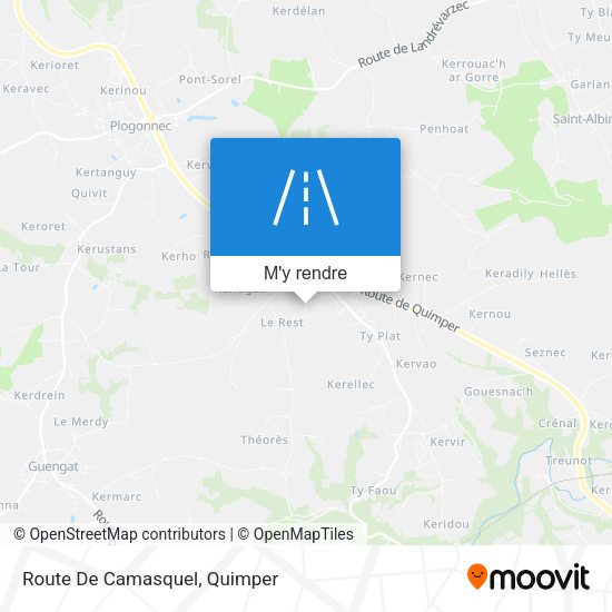 Route De Camasquel plan