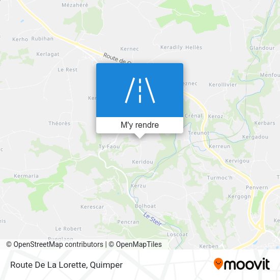 Route De La Lorette plan