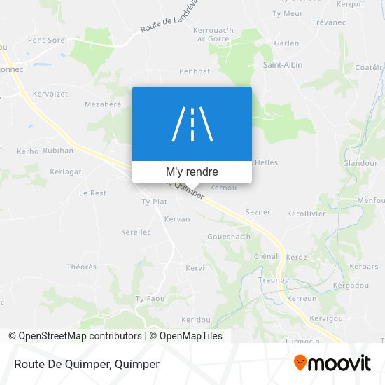 Route De Quimper plan