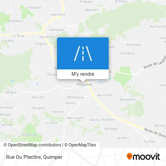 Rue Du Placitre plan