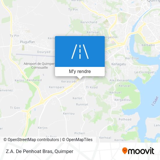 Z.A. De Penhoat Bras plan