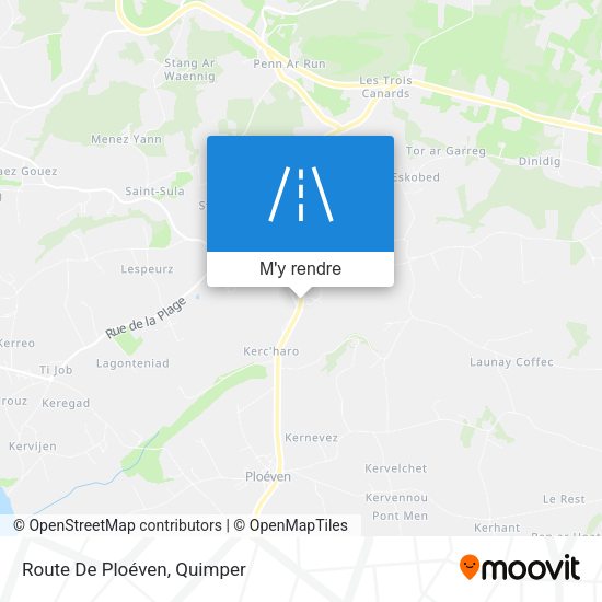 Route De Ploéven plan