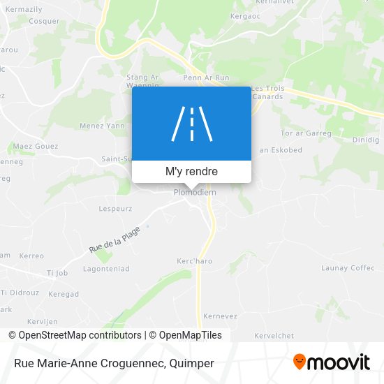 Rue Marie-Anne Croguennec plan