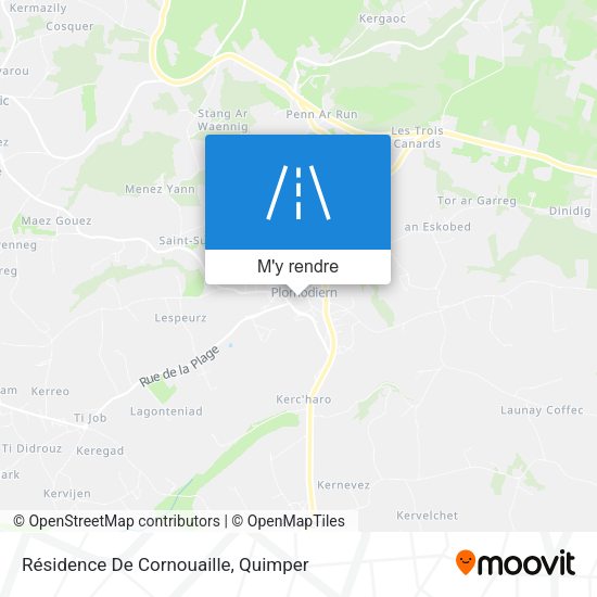 Résidence De Cornouaille plan