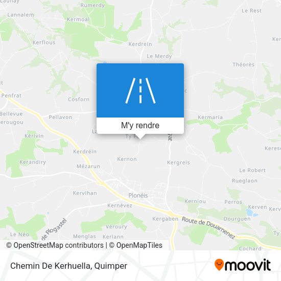 Chemin De Kerhuella plan