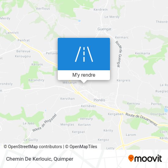 Chemin De Kerlouic plan