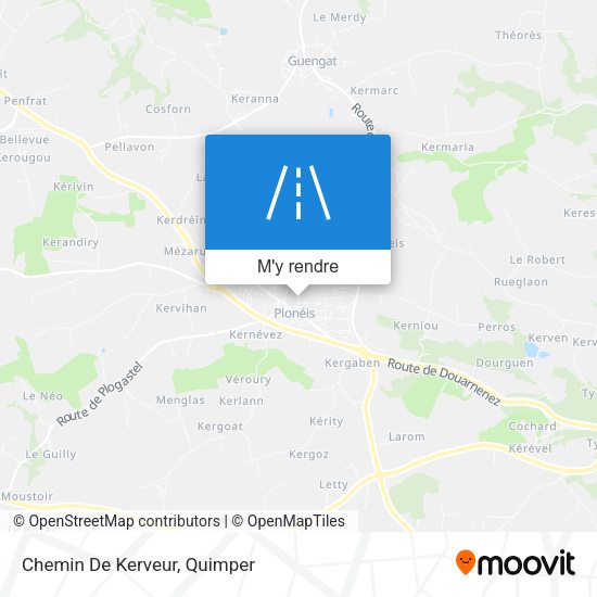 Chemin De Kerveur plan