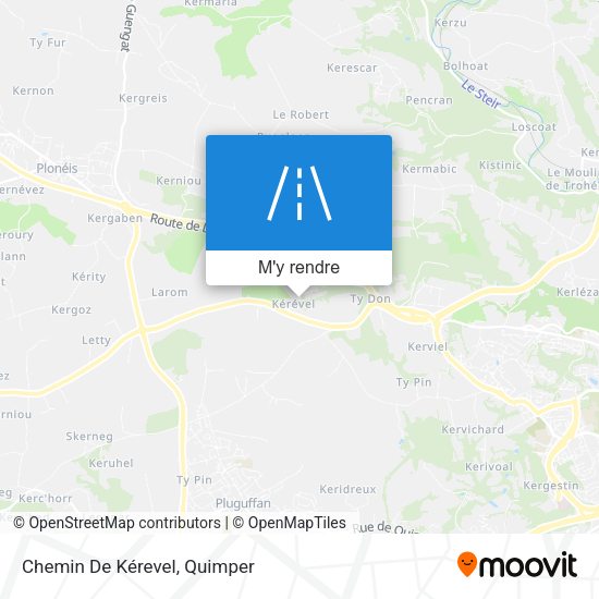 Chemin De Kérevel plan