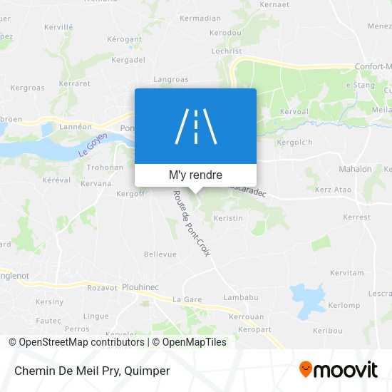 Chemin De Meil Pry plan