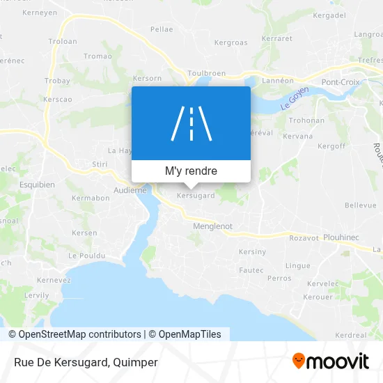 Rue De Kersugard plan