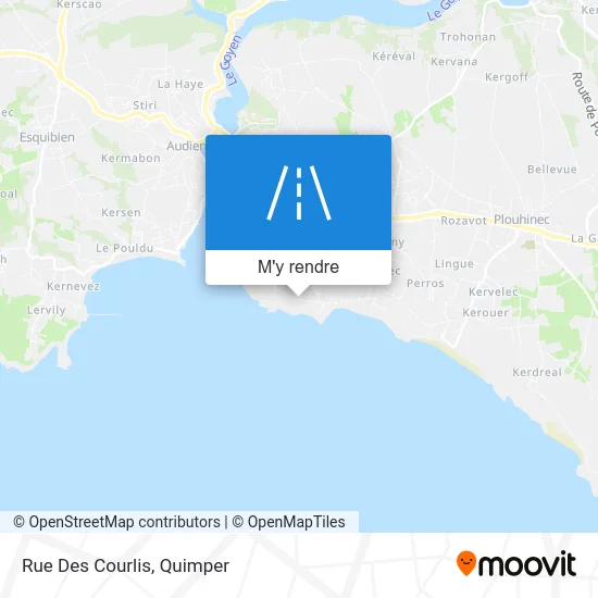 Rue Des Courlis plan