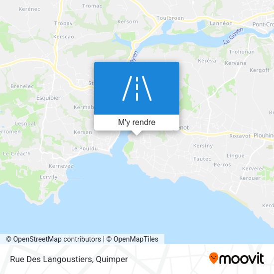 Rue Des Langoustiers plan