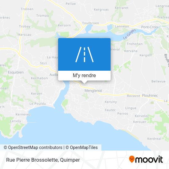 Rue Pierre Brossolette plan