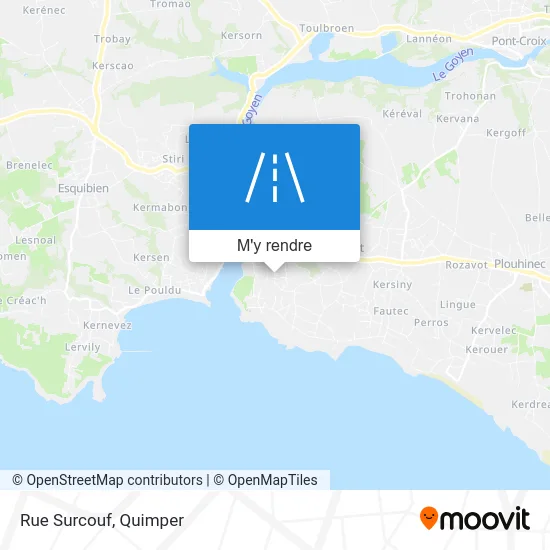 Rue Surcouf plan