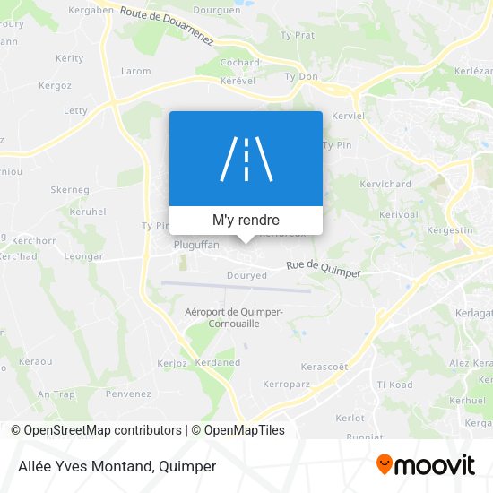 Allée Yves Montand plan