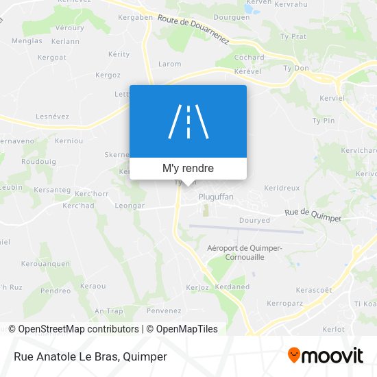 Rue Anatole Le Bras plan