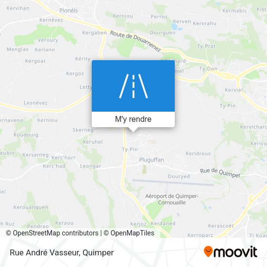 Rue André Vasseur plan
