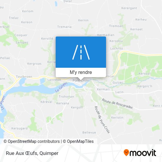 Rue Aux Œufs plan