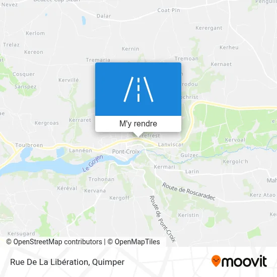 Rue De La Libération plan