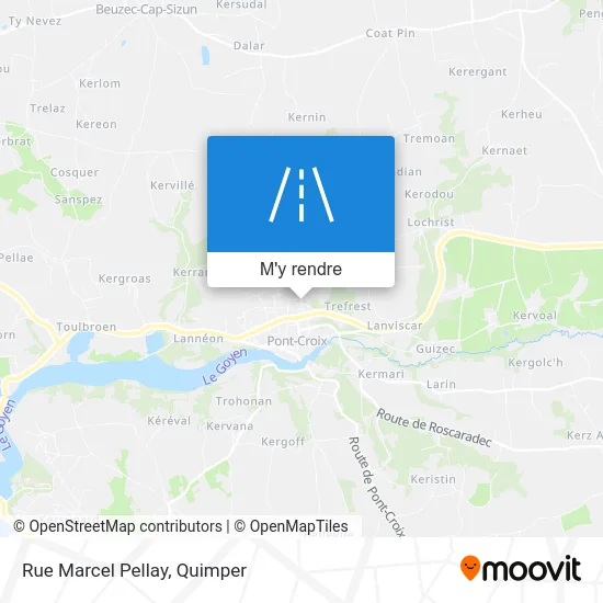 Rue Marcel Pellay plan