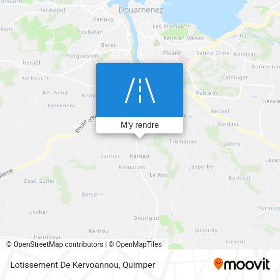 Lotissement De Kervoannou plan