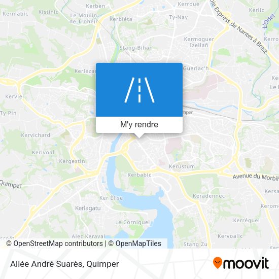 Allée André Suarès plan