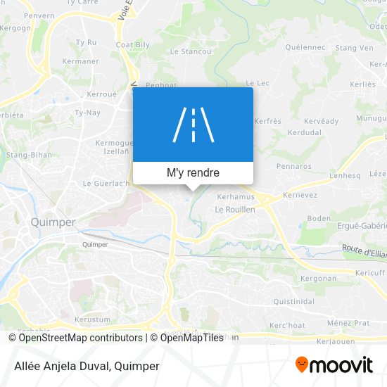 Allée Anjela Duval plan
