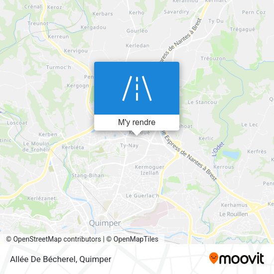 Allée De Bécherel plan