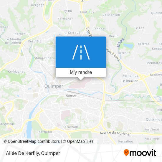Allée De Kerfily plan
