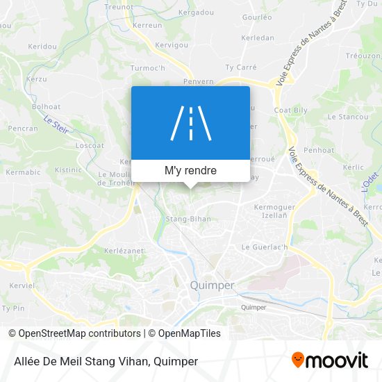 Allée De Meil Stang Vihan plan