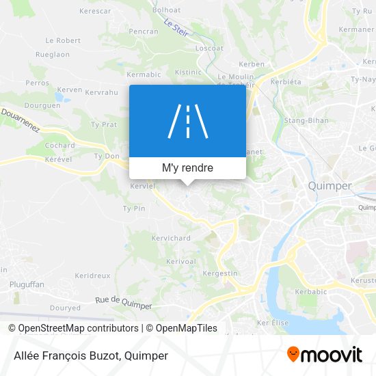 Allée François Buzot plan