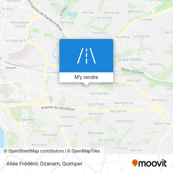 Allée Frédéric Ozanam plan