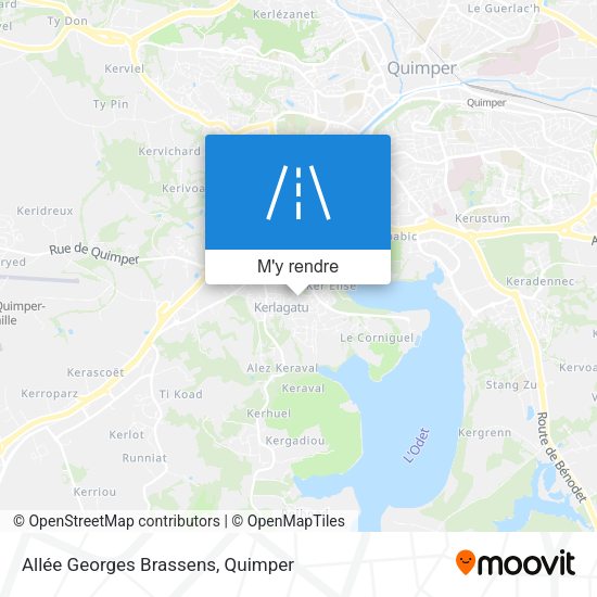 Allée Georges Brassens plan