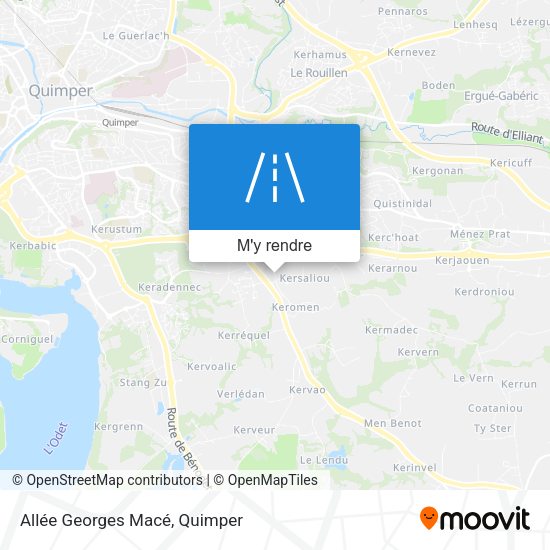 Allée Georges Macé plan