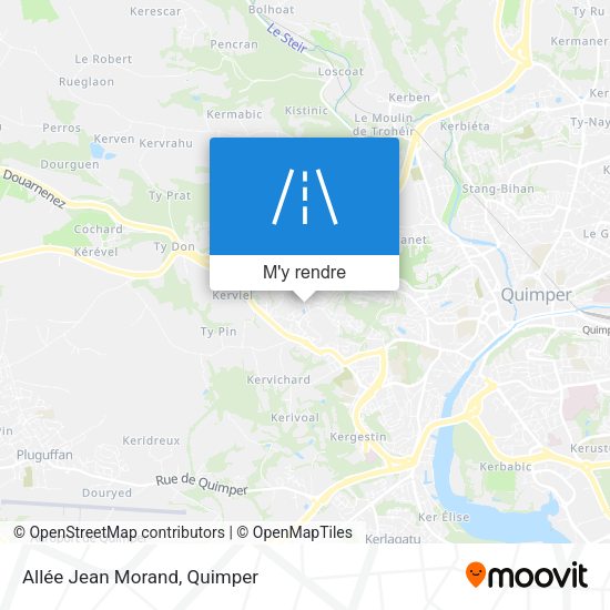 Allée Jean Morand plan