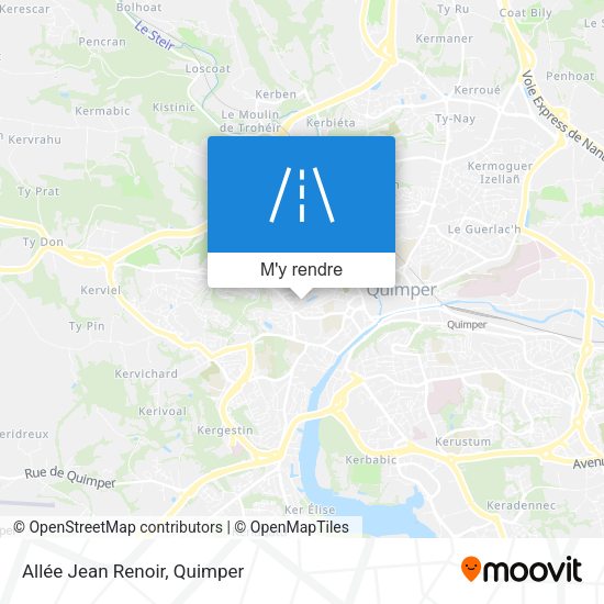 Allée Jean Renoir plan