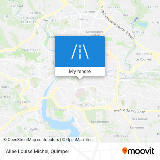 Allée Louise Michel plan