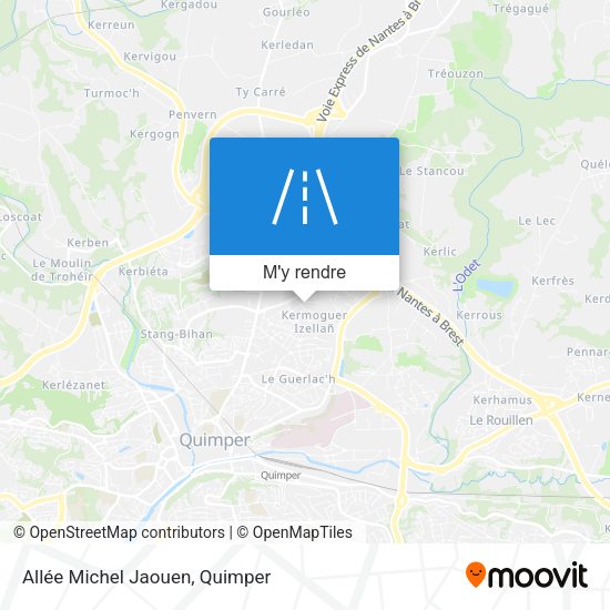 Allée Michel Jaouen plan