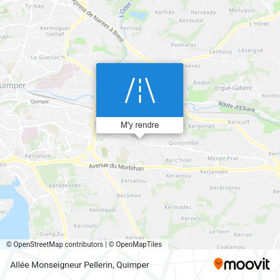 Allée Monseigneur Pellerin plan