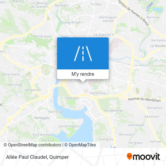 Allée Paul Claudel plan