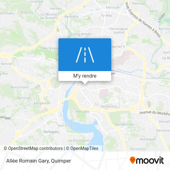 Allée Romain Gary plan