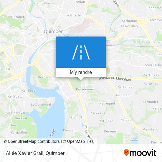 Allée Xavier Grall plan