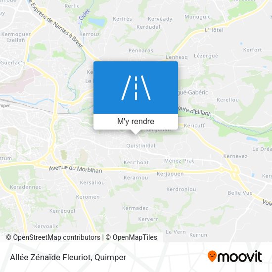 Allée Zénaïde Fleuriot plan