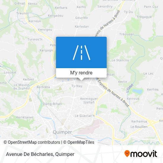 Avenue De Bécharles plan