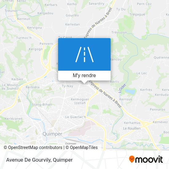 Avenue De Gourvily plan