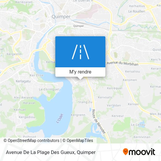 Avenue De La Plage Des Gueux plan