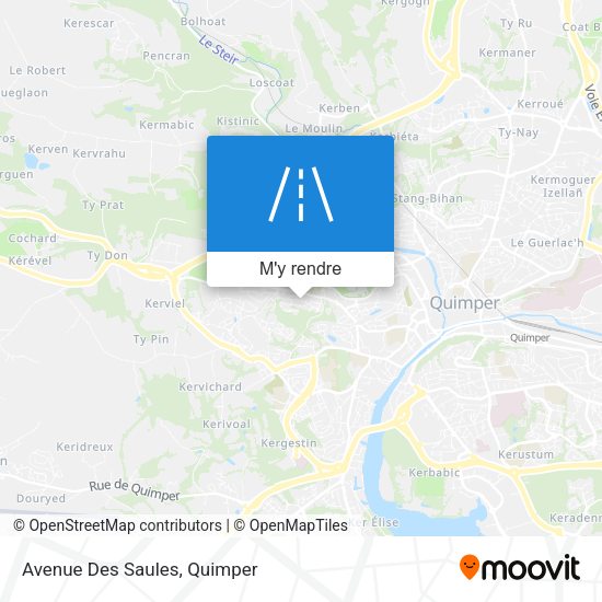 Avenue Des Saules plan