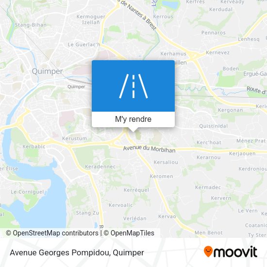 Avenue Georges Pompidou plan