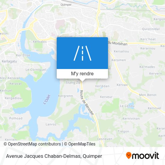 Avenue Jacques Chaban-Delmas plan