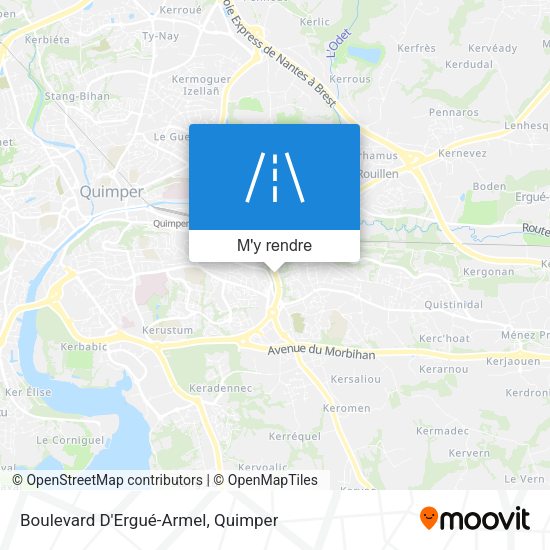 Boulevard D'Ergué-Armel plan
